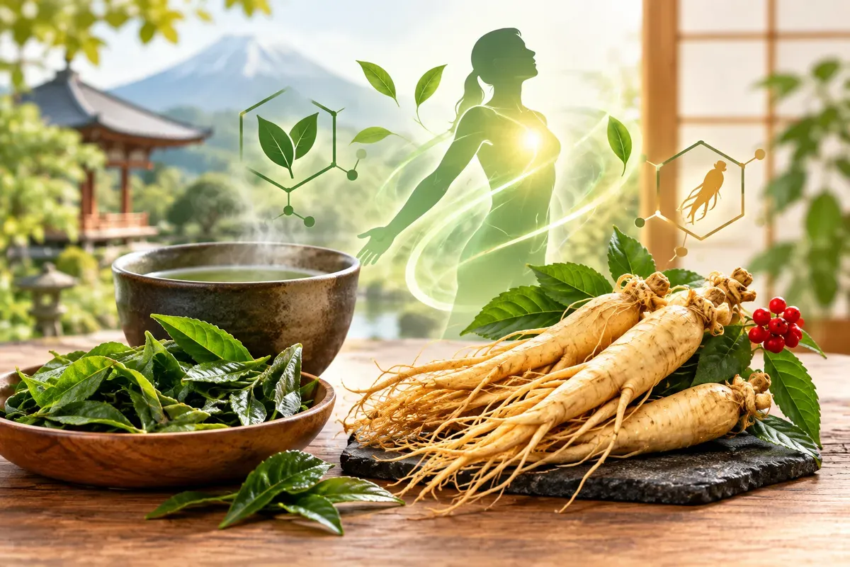 EGCG and Panax Ginseng: How Japanese-Inspired Botanicals Support Daily Vitality