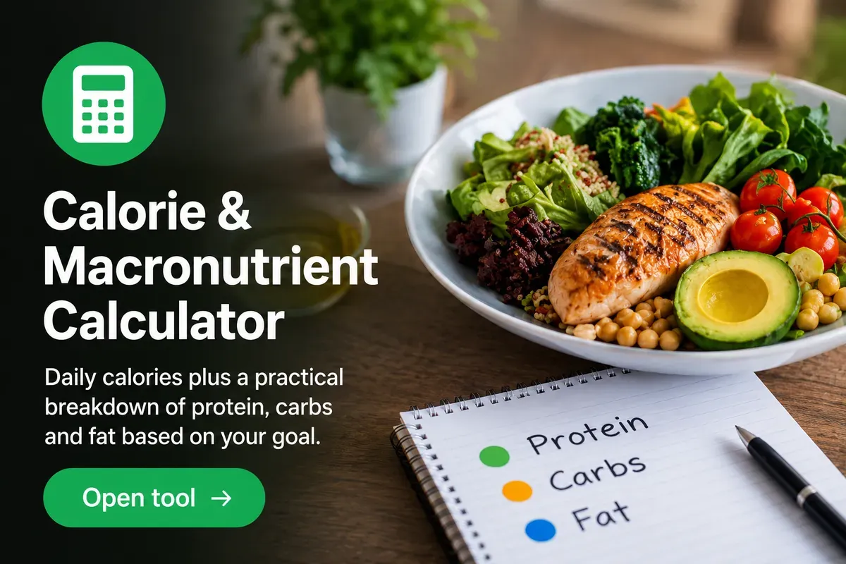 Calorie & Macronutrient Calculator