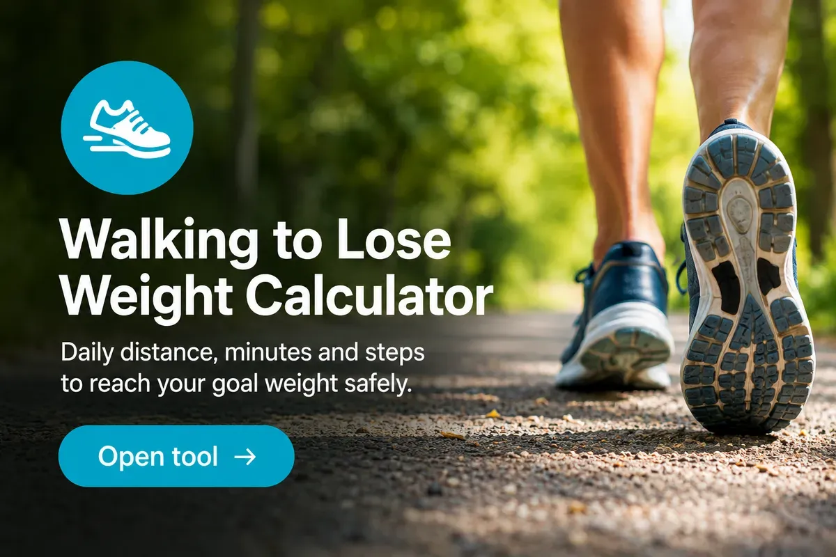 Walking to Lose Weight Calculator